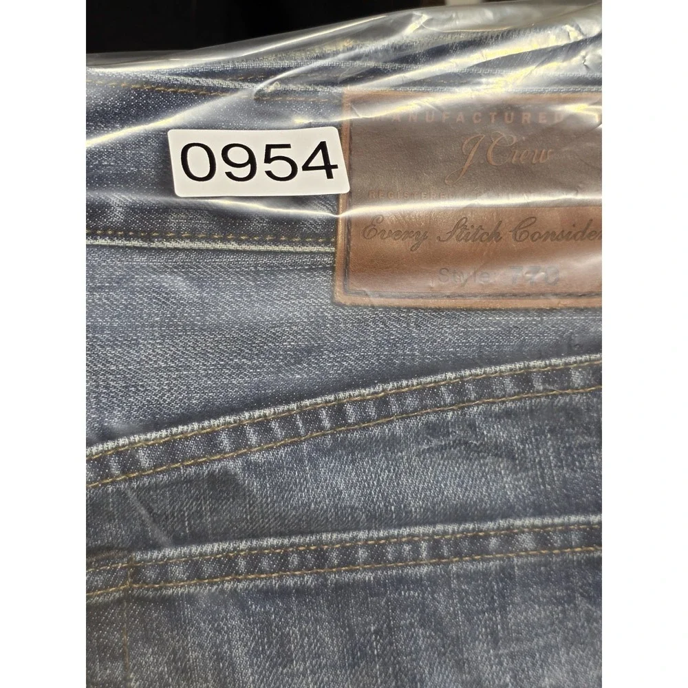 J Crew Style 770 Men's 34x34 Japanese Fabric Kaihara Denim Blue Cotton Jeans